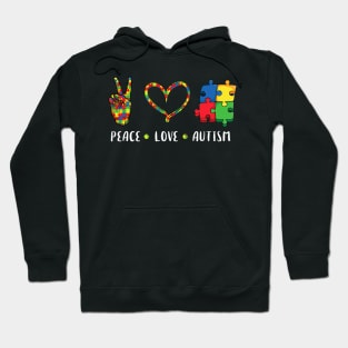 Peace Love Autism Hoodie